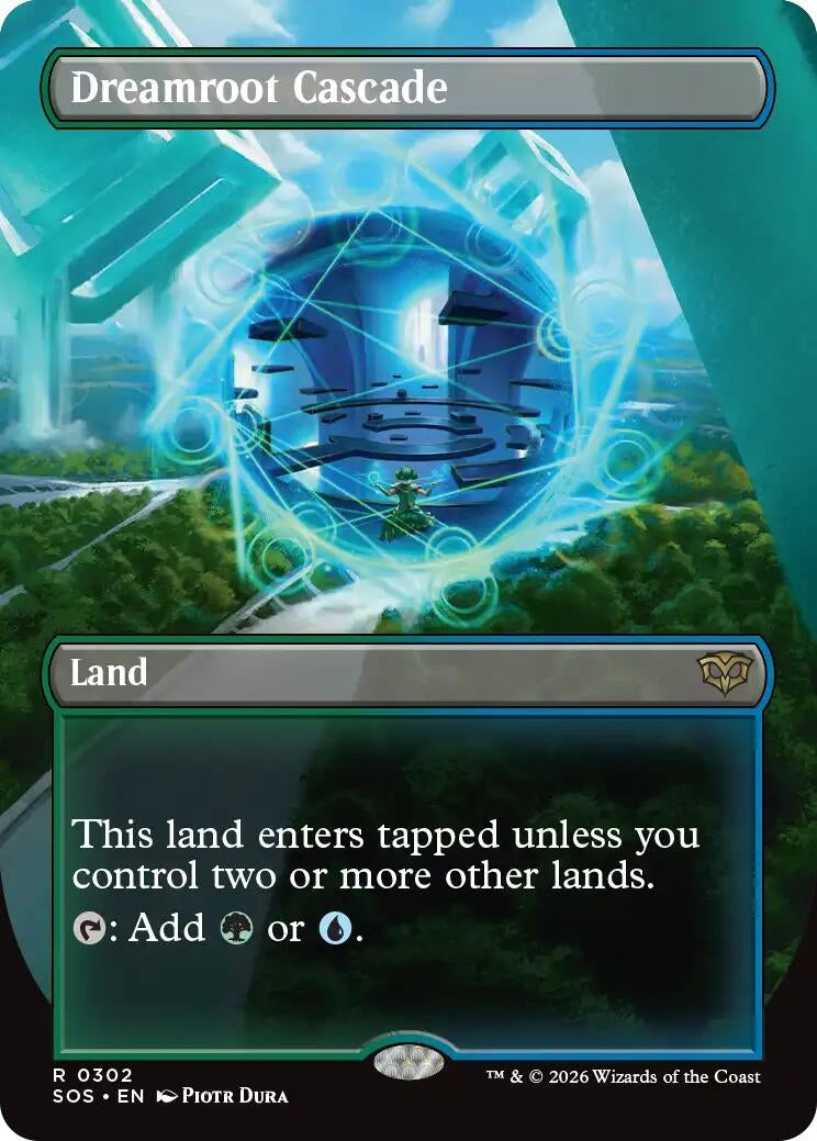 Image for Dreamroot Cascade (Borderless) (Secrets of Strixhaven) - Magic: The Gathering