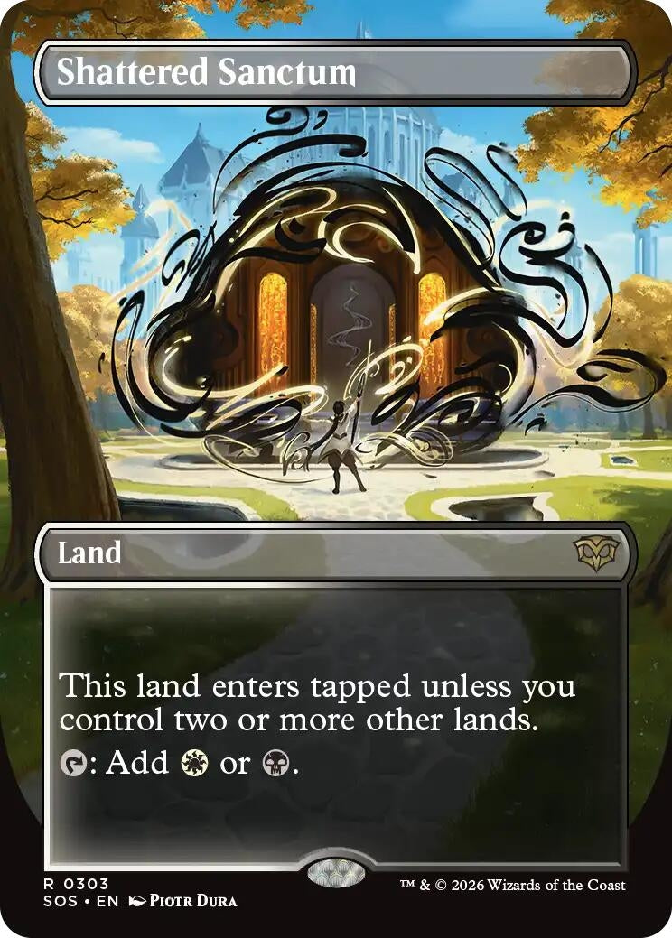 Image for Shattered Sanctum (Borderless) (Secrets of Strixhaven) - Magic: The Gathering