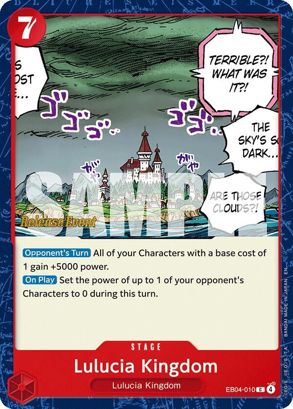 Image for Lulucia Kingdom (EB04-010) (Adventure on Kami's Island Release Event Cards) - One Piece Card Game