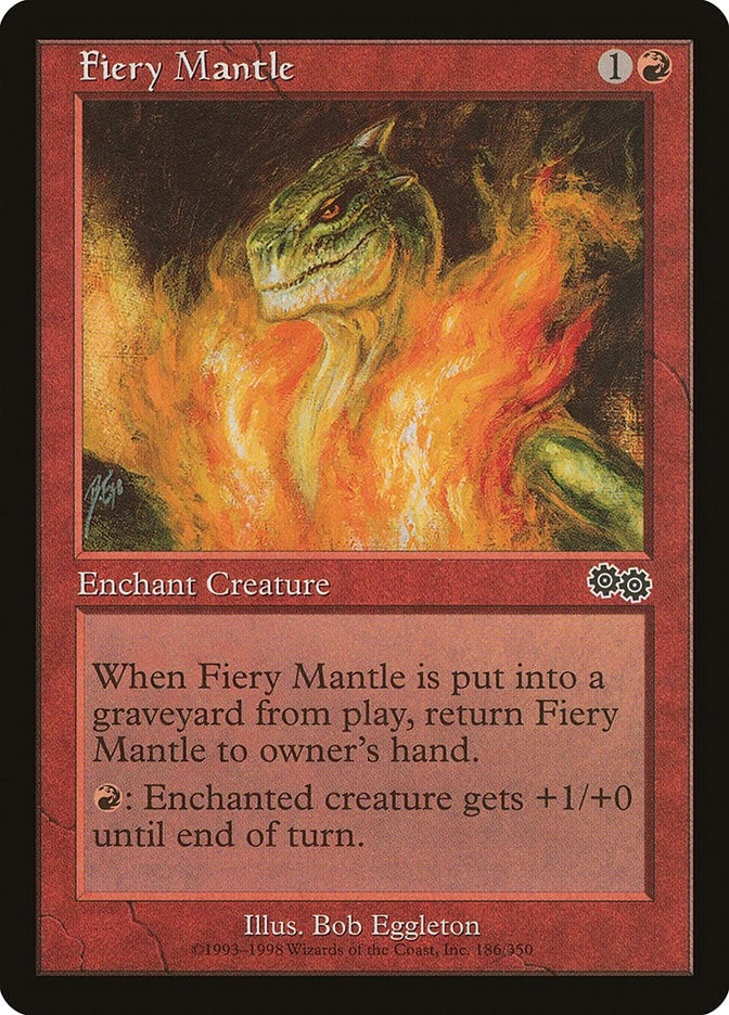 Fiery Mantle (186) [USG] - MTG Single