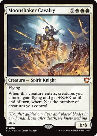 Image for Moonshaker Cavalry (110) (Secrets of Strixhaven) - Magic: The Gathering