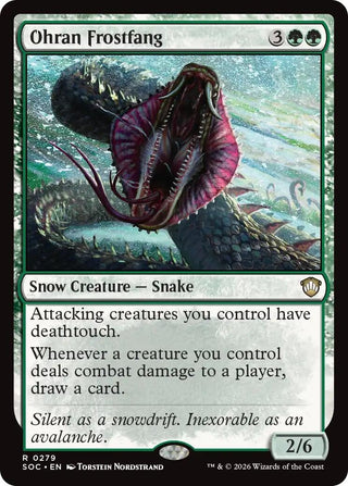 Image for Ohran Frostfang (279) (Secrets of Strixhaven) - Magic: The Gathering