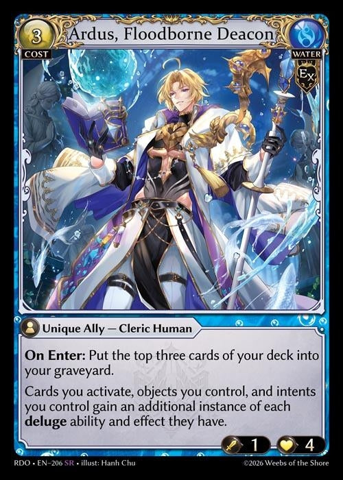 Image for Ardus, Floodborne Deacon (206) (Radiant Origins) - Grand Archive TCG