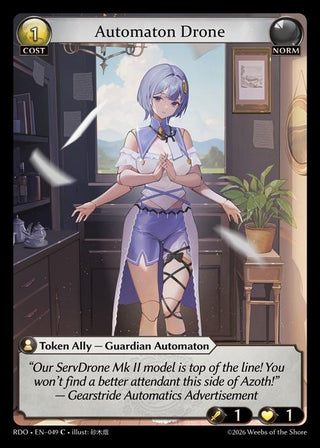 Image for Automaton Drone (049) (Radiant Origins) - Grand Archive TCG