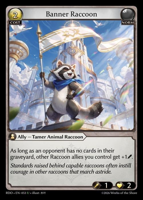 Image for Banner Raccoon (053) (Radiant Origins) - Grand Archive TCG