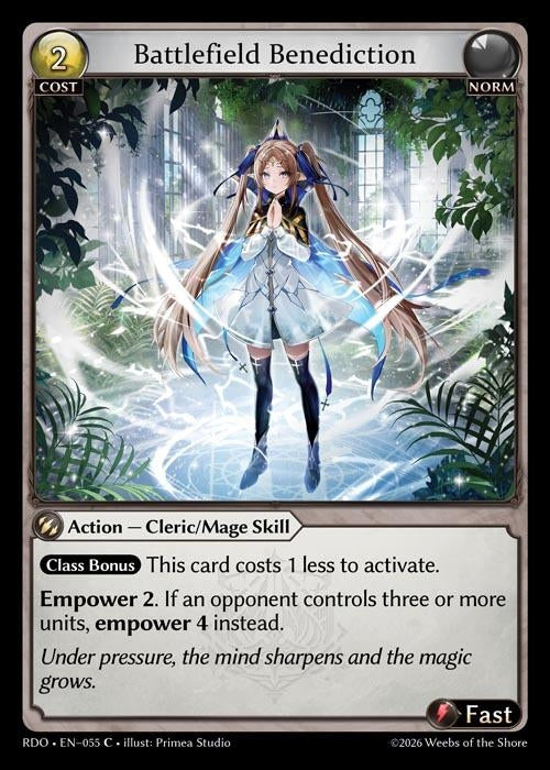 Image for Battlefield Benediction (055) (Radiant Origins) - Grand Archive TCG