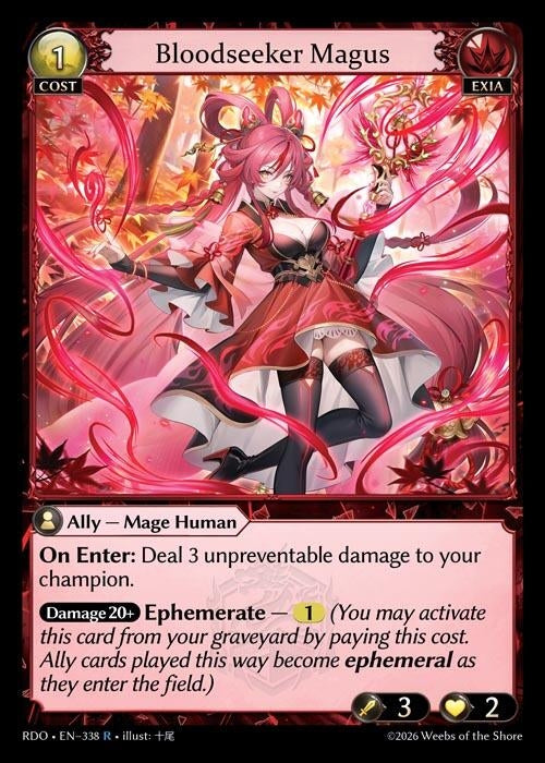 Image for Bloodseeker Magus (338) (Radiant Origins) - Grand Archive TCG