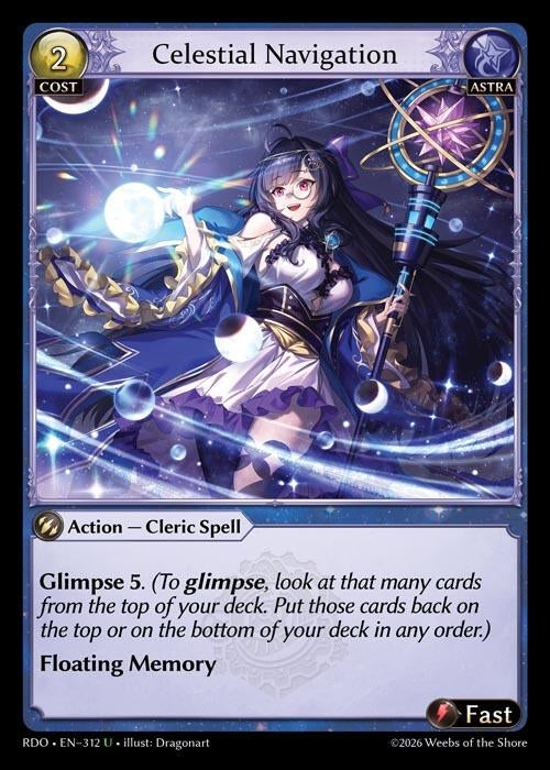 Image for Celestial Navigation (312) (Radiant Origins) - Grand Archive TCG
