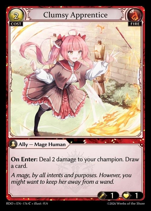 Image for Clumsy Apprentice (176) (Radiant Origins) - Grand Archive TCG