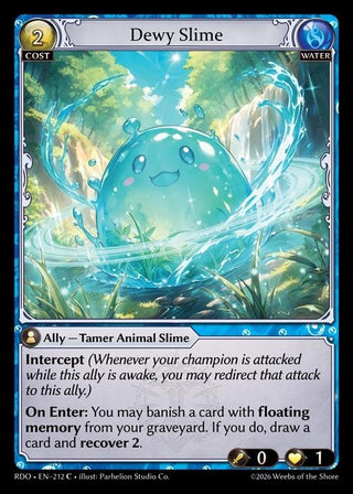 Image for Dewy Slime (212) (Radiant Origins) - Grand Archive TCG
