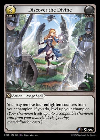 Image for Discover the Divine (067) (Radiant Origins) - Grand Archive TCG