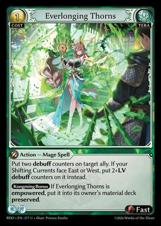 Image for Everlonging Thorns (377) (Radiant Origins) - Grand Archive TCG
