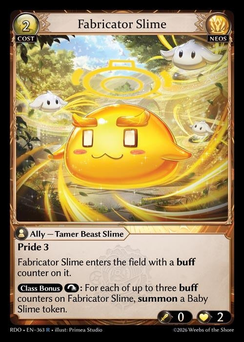 Image for Fabricator Slime (363) (Radiant Origins) - Grand Archive TCG