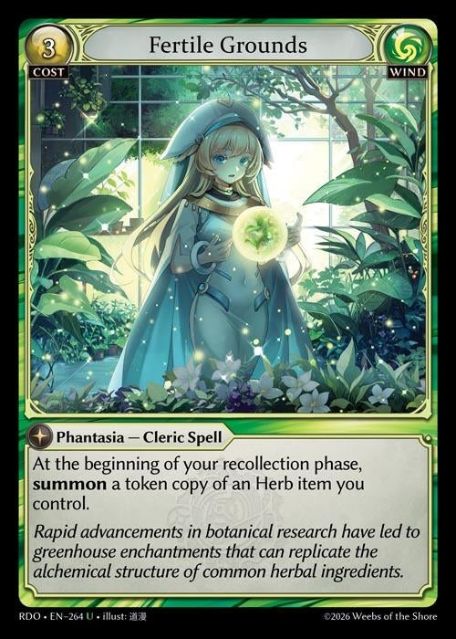 Image for Fertile Grounds (264) (Radiant Origins) - Grand Archive TCG