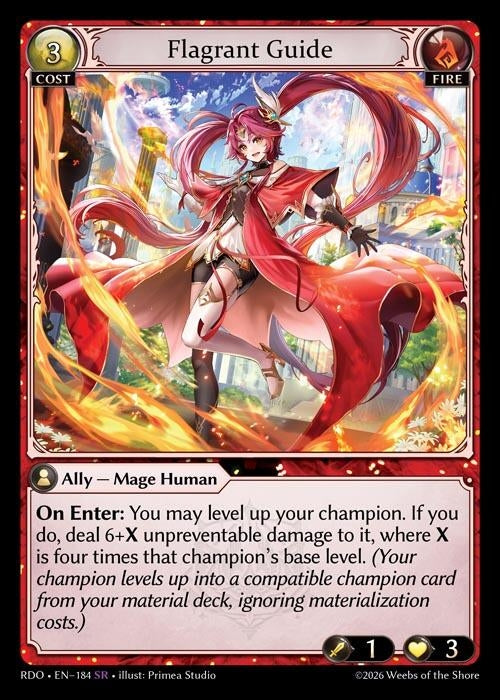 Image for Flagrant Guide (184) (Radiant Origins) - Grand Archive TCG