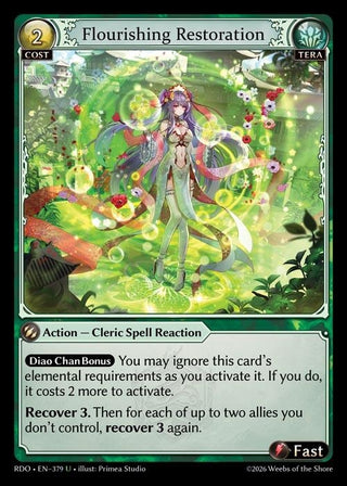 Image for Flourishing Restoration (379) (Radiant Origins) - Grand Archive TCG