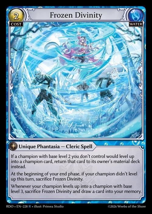 Image for Frozen Divinity (228) (Radiant Origins) - Grand Archive TCG
