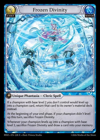 Image for Frozen Divinity (228) (Radiant Origins) - Grand Archive TCG