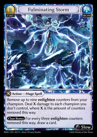 Image for Fulminating Storm (303) (Radiant Origins) - Grand Archive TCG