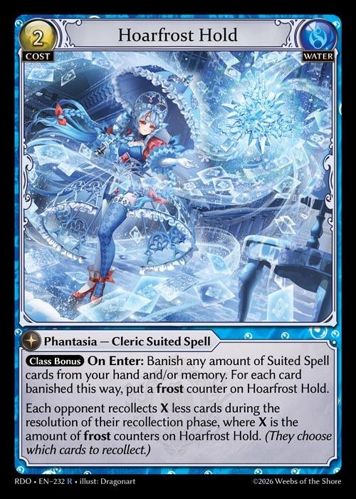 Image for Hoarfrost Hold (232) (Radiant Origins) - Grand Archive TCG