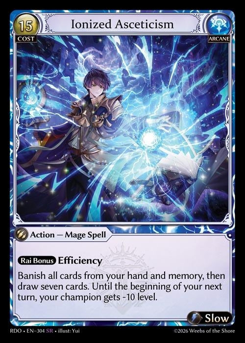 Image for Ionized Asceticism (304) (Radiant Origins) - Grand Archive TCG