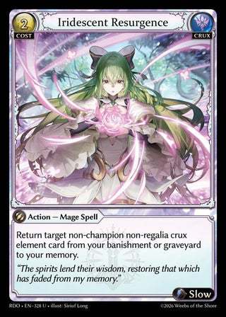 Image for Iridescent Resurgence (328) (Radiant Origins) - Grand Archive TCG