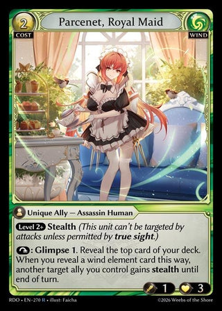 Image for Parcenet, Royal Maid (270) (Radiant Origins) - Grand Archive TCG