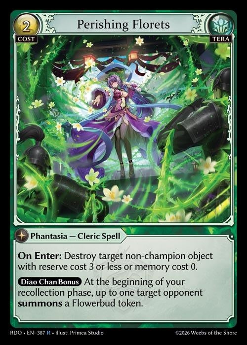 Image for Perishing Florets (387) (Radiant Origins) - Grand Archive TCG