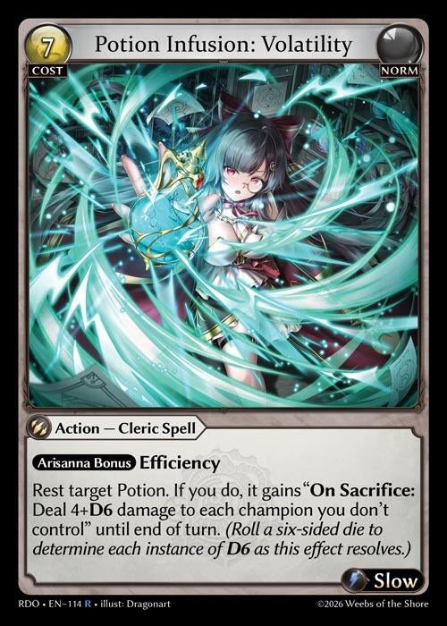 Image for Potion Infusion: Volatility (114) (Radiant Origins) - Grand Archive TCG
