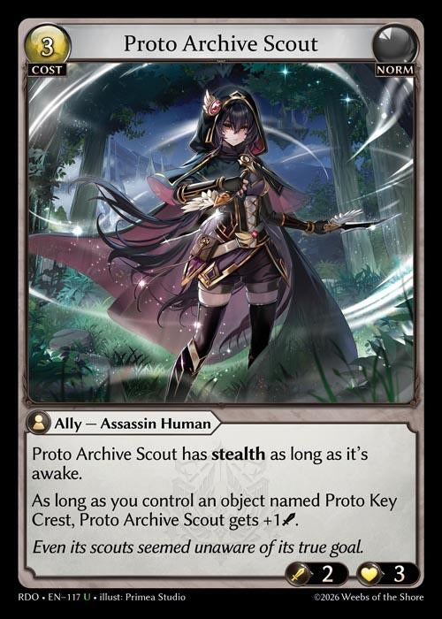 Image for Proto Archive Scout (117) (Radiant Origins) - Grand Archive TCG