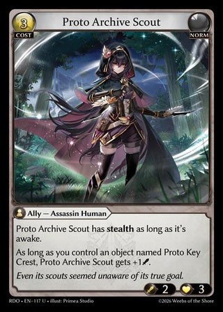 Image for Proto Archive Scout (117) (Radiant Origins) - Grand Archive TCG