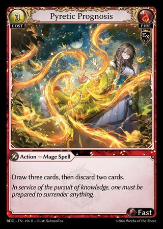 Image for Pyretic Prognosis (196) (Radiant Origins) - Grand Archive TCG