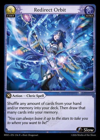 Image for Redirect Orbit (316) (Radiant Origins) - Grand Archive TCG