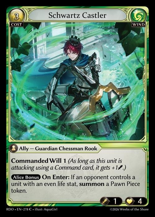 Image for Schwartz Castler (278) (Radiant Origins) - Grand Archive TCG