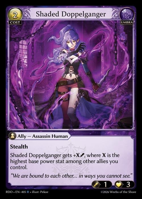Image for Shaded Doppelganger (405) (Radiant Origins) - Grand Archive TCG