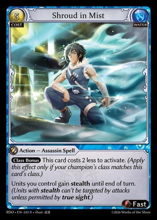 Image for Shroud in Mist (243) (Radiant Origins) - Grand Archive TCG