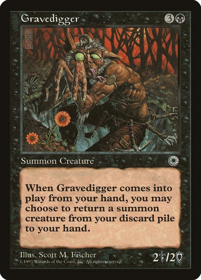 Gravedigger [POR] - MTG Single