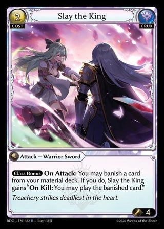 Image for Slay the King (332) (Radiant Origins) - Grand Archive TCG