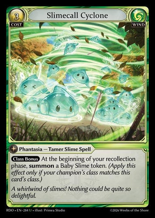 Image for Slimecall Cyclone (284) (Radiant Origins) - Grand Archive TCG