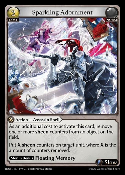 Image for Sparkling Adornment (149) (Radiant Origins) - Grand Archive TCG