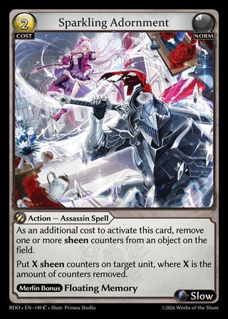 Image for Sparkling Adornment (149) (Radiant Origins) - Grand Archive TCG