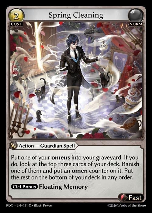 Image for Spring Cleaning (151) (Radiant Origins) - Grand Archive TCG