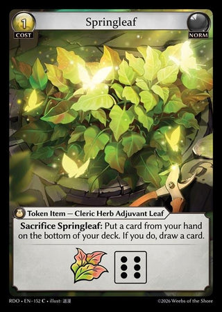 Image for Springleaf (152) (Radiant Origins) - Grand Archive TCG