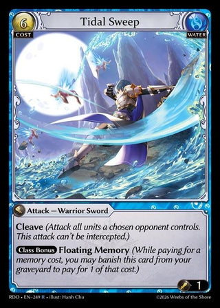 Image for Tidal Sweep (249) (Radiant Origins) - Grand Archive TCG