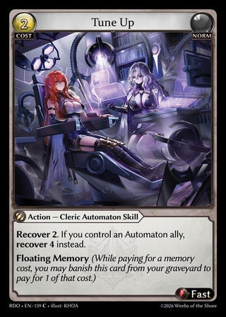 Image for Tune Up (159) (Radiant Origins) - Grand Archive TCG