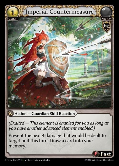 Image for Imperial Countermeasure (Curio Foil) (091) (Radiant Origins) - Grand Archive TCG