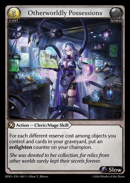 Image for Otherworldly Possessions (Curio Foil) (108) (Radiant Origins) - Grand Archive TCG
