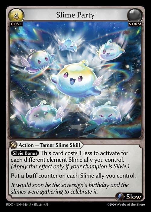 Image for Slime Party (Curio Foil) (146) (Radiant Origins) - Grand Archive TCG