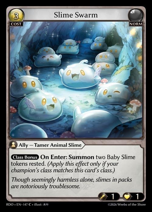 Image for Slime Swarm (Curio Foil) (147) (Radiant Origins) - Grand Archive TCG