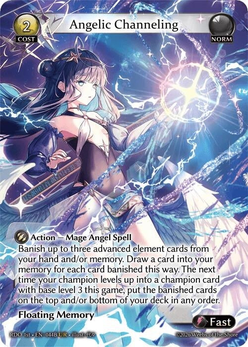 Image for Angelic Channeling (044B) (044B) (Radiant Origins) - Grand Archive TCG